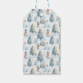 Schneemann Geschenkanhänger (Vorderseite)