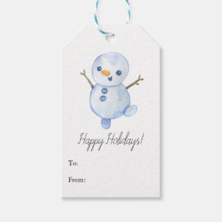 Schneemann-Geschenkanhänger-Grüße Geschenkanhänger