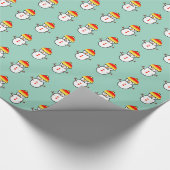 Schneemann Geschenkpapier (Ecke)