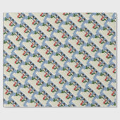 Schneemann Geschenkpapier (Flach)