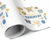 Schneemann Geschenkpapier (Rolleneckpunkt)