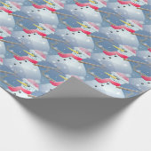 Schneemann Geschenkpapier (Ecke)