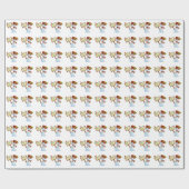 Schneemann Geschenkpapier (Flach)