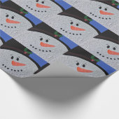Schneemann Geschenkpapier (Ecke)