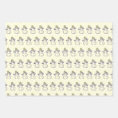 Schneemann Geschenkpapier Set (Vorderseite 3)