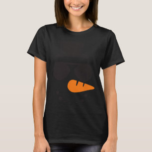 Schneemann-Gesicht Familien-Weihnachts-Matching-Ko T-Shirt