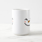 Schneemann-Gesicht Kaffeetasse (Mittel)