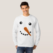 SCHNEEMANN-GESICHT T-Shirt (Vorne ganz)