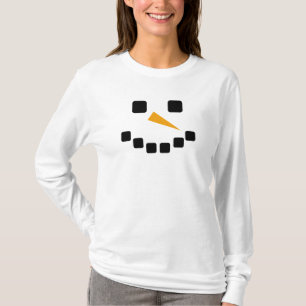 Schneemann-Gesicht T-Shirt