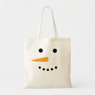 Schneemann-Gesicht Tragetasche