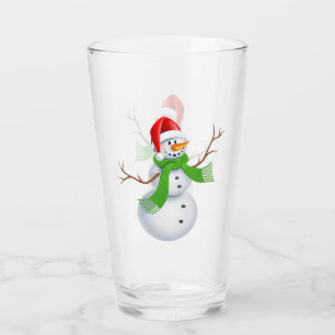 Schneemann Glas