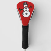 Schneemann Golf Headcover (Vorderseite)