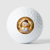 Schneemann Golfball (Vorderseite)