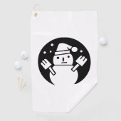 Schneemann Golfhandtuch (Insitu)