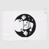 Schneemann Golfhandtuch (Horizontal)