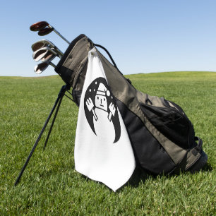 Schneemann Golfhandtuch