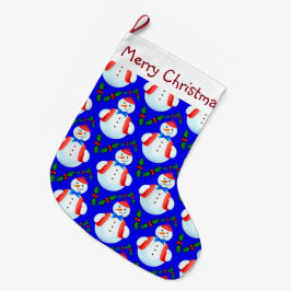Schneemann Großer Weihnachtsstrumpf