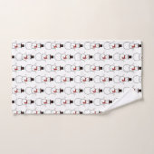 Schneemann-Handtuch-Set Badhandtuch Set (Handtuch)