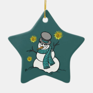 Schneemann-Hoffnungs-Verzierung Keramikornament
