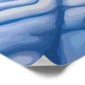 Schneemann im Nachtlager Poster (Ecke)