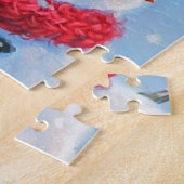 Schneemann im Wald Puzzle (Seite)