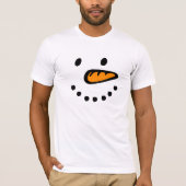 Schneemann in der Front, unterstützen wir R1 rotes T-Shirt (Vorderseite)
