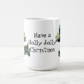 Schneemann in einem hohen Black Hat Kaffeetasse (Mittel)