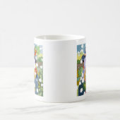 Schneemann in Schnee 2011 Kaffeetasse (Mittel)