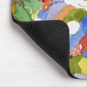 Schneemann in Schnee 2011 Mousepad (Ecke)