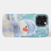 Schneemann iPhone Hülle (Rückseite (Horizontal))