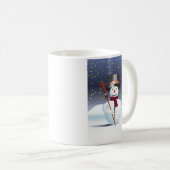 Schneemann Kaffeetasse (VorderseiteRechts)