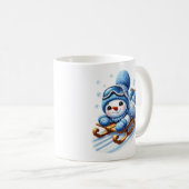Schneemann-Kaffeetasse Kaffeetasse (VorderseiteRechts)