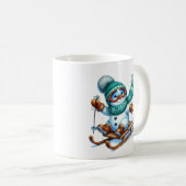 Schneemann-Kaffeetasse Kaffeetasse (VorderseiteRechts)