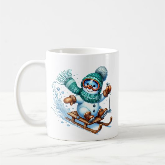 Schneemann-Kaffeetasse Kaffeetasse (Links)