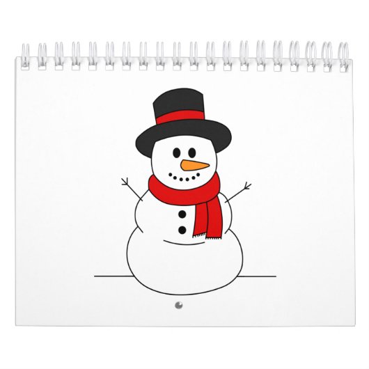 Schneemann Kalender (Titelbild)