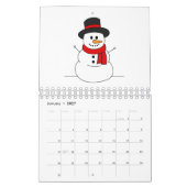Schneemann Kalender (Jan 2027)