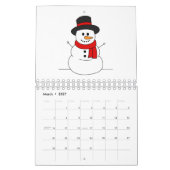Schneemann Kalender (Mär 2027)