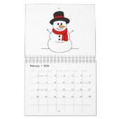 Schneemann Kalender (Feb 2026)