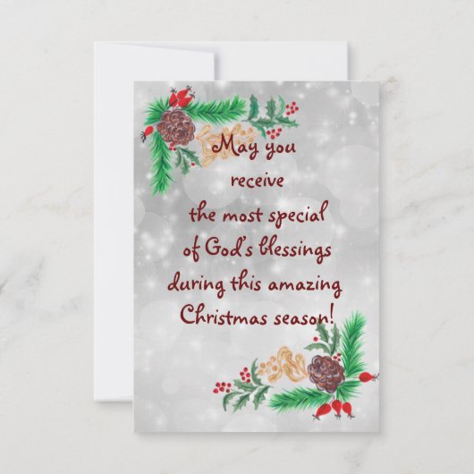 Schneemann Karte (Rückseite)