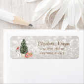 Schneemann, Kekse, Pine Tree Glittery Bokeh (Insitu)