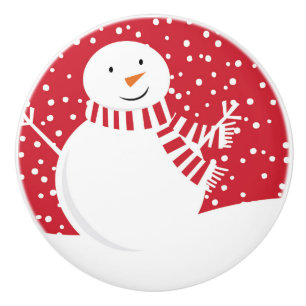Schneemann Keramikknauf