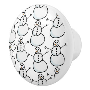 Schneemann Keramikknauf