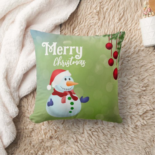 Schneemann Kissen (Decke)