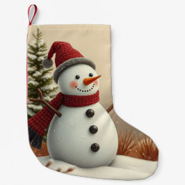 Schneemann Kleiner Weihnachtsstrumpf