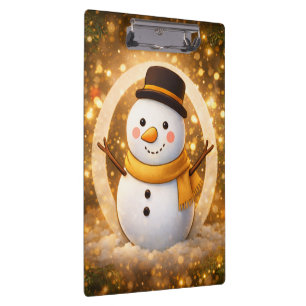 Schneemann Klemmbrett