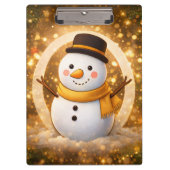 Schneemann Klemmbrett (Vorderseite)