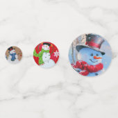 Schneemann Konfetti (Rückseiten)