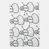 Schneemann Küchentuch (Vertikal)