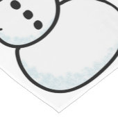 Schneemann Kurzer Tischläufer (Ecke)