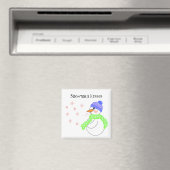 Schneemann Küsse Magnet (In Situ (Geschirrspüler))